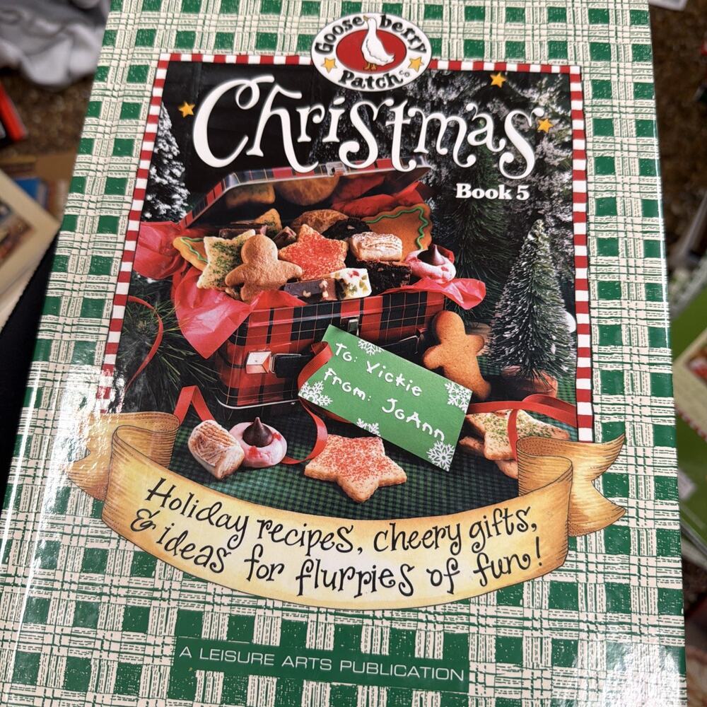 Holiday GOOSE BERRY PATCH CHRISTMAS BOOK 5 Crafts Decor Recipes Baking